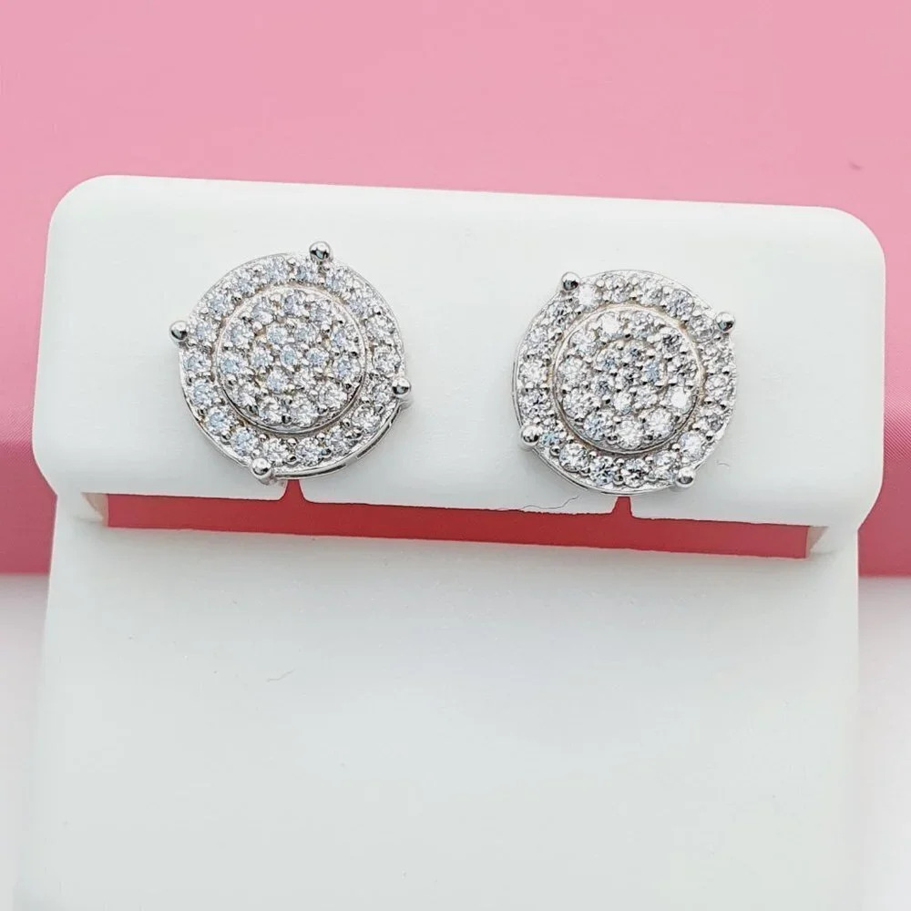 "925 Sterling Silver Cubic Zirconia Earrings, U19254598